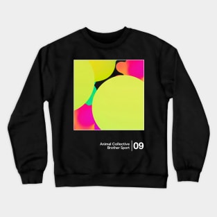 Animal Collective / Minimal Graphic Design Tribute Crewneck Sweatshirt